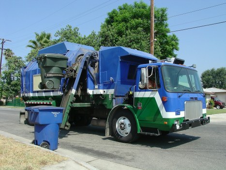 Recycling process in Carshalton